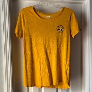 Old Navy Mustard Short Sleeve Tee